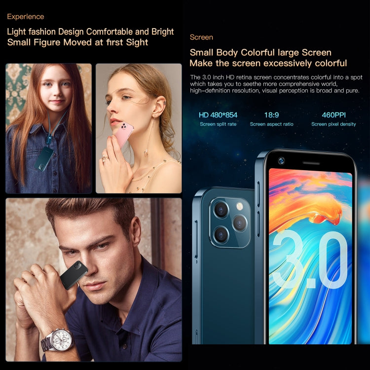 Smartphone Android 10.0 MTK6750 Octa Core 3" 4G Dual SIM