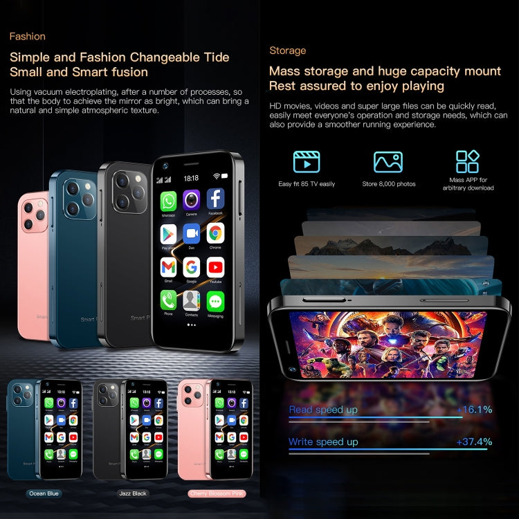 Smartphone Android 10 MTK6750 Octa Core 4GB 64GB 3"