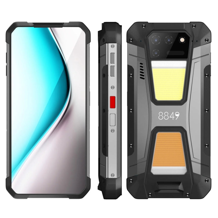 Impermeabile antipolvere antiurto, identificazione dell'impronta digitale laterale, batteria da 15500 mAh, 6,79 pollici Android 13 MTK6789 Octa Core fino a 2,2 GHz, rete: 4G, NFC, versione globale, Tank 2