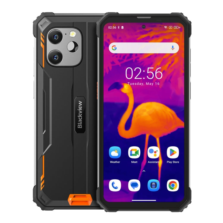 IP68/IP69 Impermeabile Antipolvere Antiurto, Identificazione viso e impronte digitali, 6,5 pollici Android 13 MediaTek Helio P90 MT6779 Octa Core fino a 2,2 GHz, NFC, OTG, Rete: 4G, BV8900