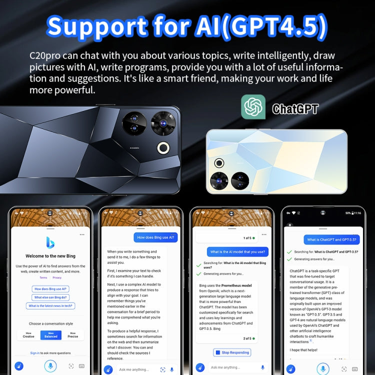 Smartphone C20 Pro Android 8.1 MTK6737 4G 3GB RAM 64GB
