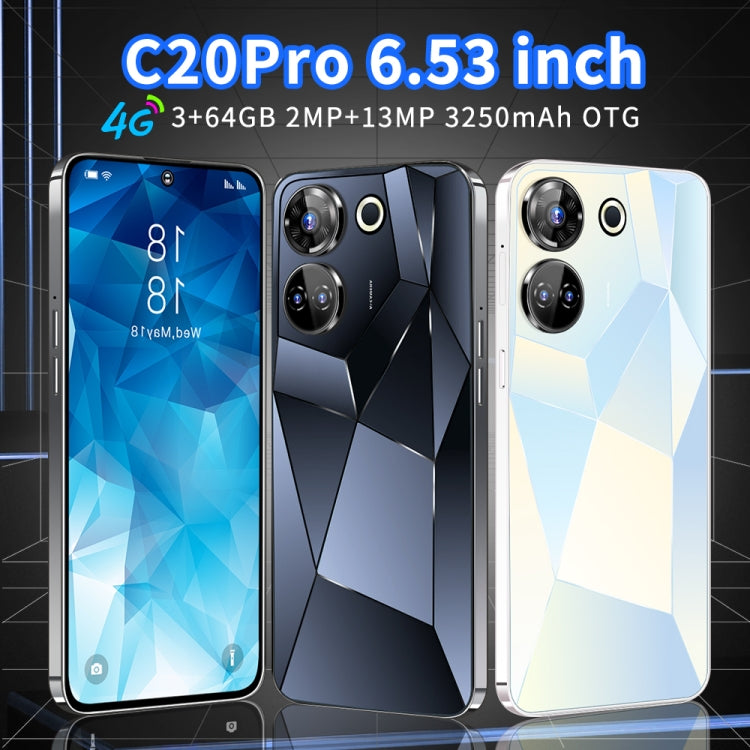 Smartphone C20 Pro Android 8.1 MTK6737 4G 3GB RAM 64GB