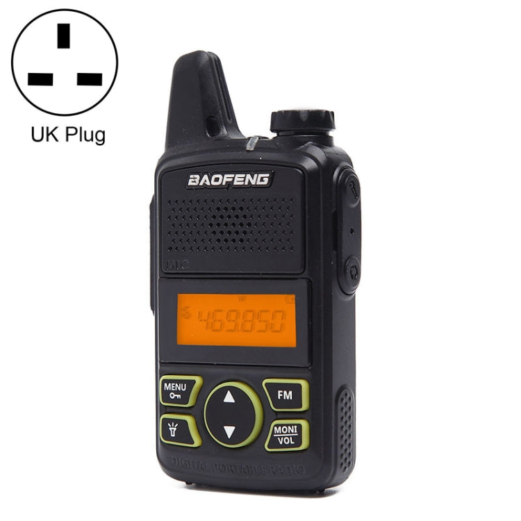 Walkie-talkie portatile radio a banda singola BaoFeng BF-T1, presa UK, BF-T1 UK Plug