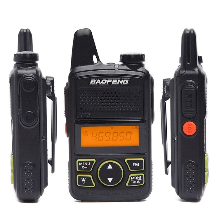 Walkie-talkie portatile radio a banda singola BaoFeng BF-T1, presa UK, BF-T1 UK Plug