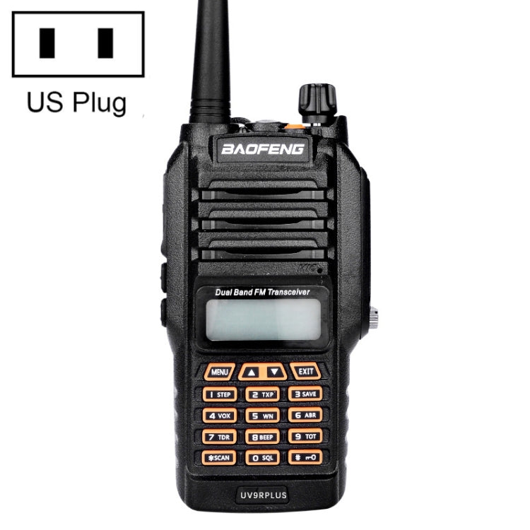 BaoFeng BF-UV9Rplus 16W Antenna radio portatile dual band impermeabile Walkie Talkie, spina americana, BF-UV9Rplus US Plug