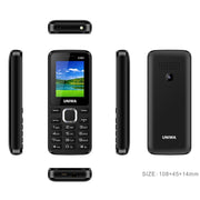 Batteria da 1,77 pollici, 800 mAh, 21 tasti, supporto Bluetooth, FM, MP3, MP4, GSM, doppia SIM