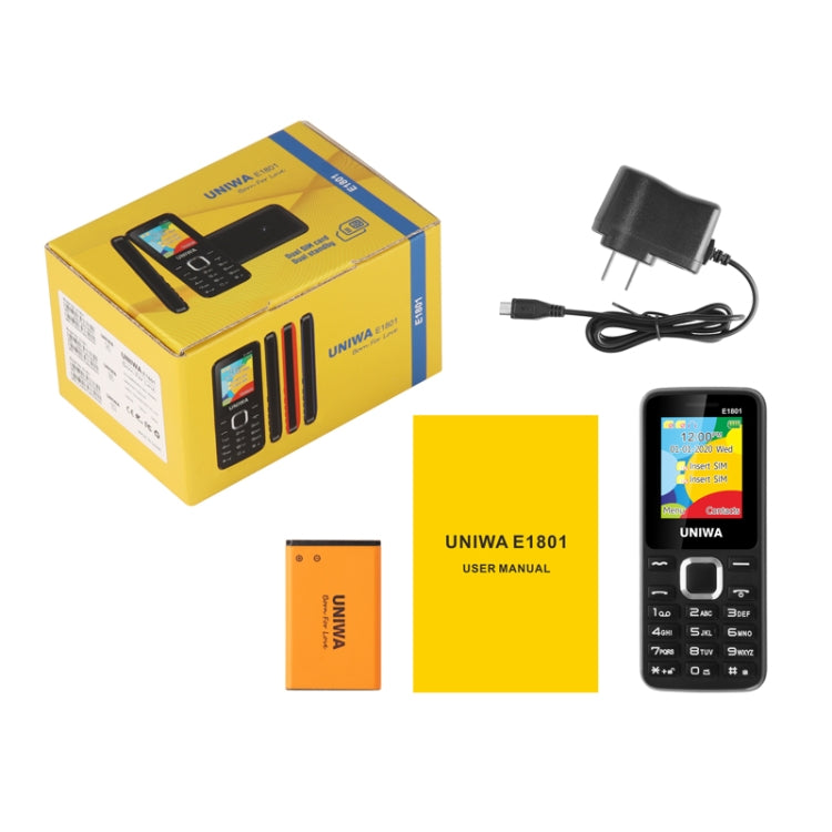 Telefono cellulare 2G con doppia SIM e batteria 800 mAh