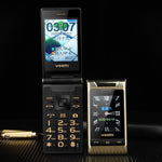 Telefono cellulare a conchiglia doppio schermo 5900mAh