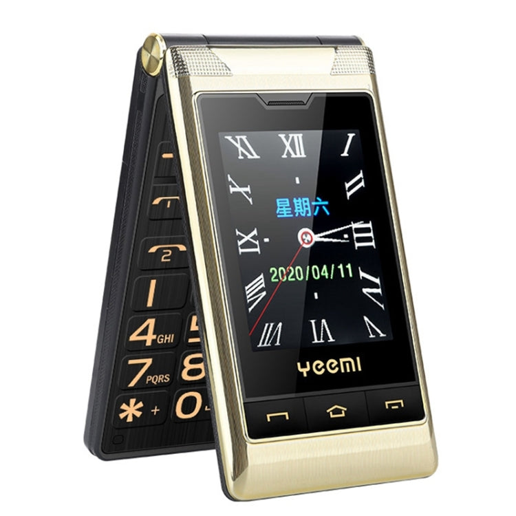 Telefono cellulare a conchiglia doppio schermo 5900mAh