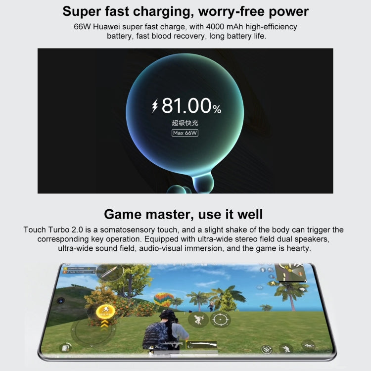 Tripla fotocamera posteriore, identificazione delle impronte digitali sullo schermo, HarmonyOS 2 Qualcomm Snapdragon 778G 4G Octa Core da 6,67 pollici fino a 2,42 GHz, Rete: 4G, OTG, NFC, Non supporta Google Play, nova 10 4G 128GB