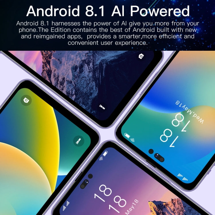 Identificazione facciale, Android 8.1 MTK6580P Quad Core, Rete: 3G, H208 2GB+16GB, 2GB+16GB