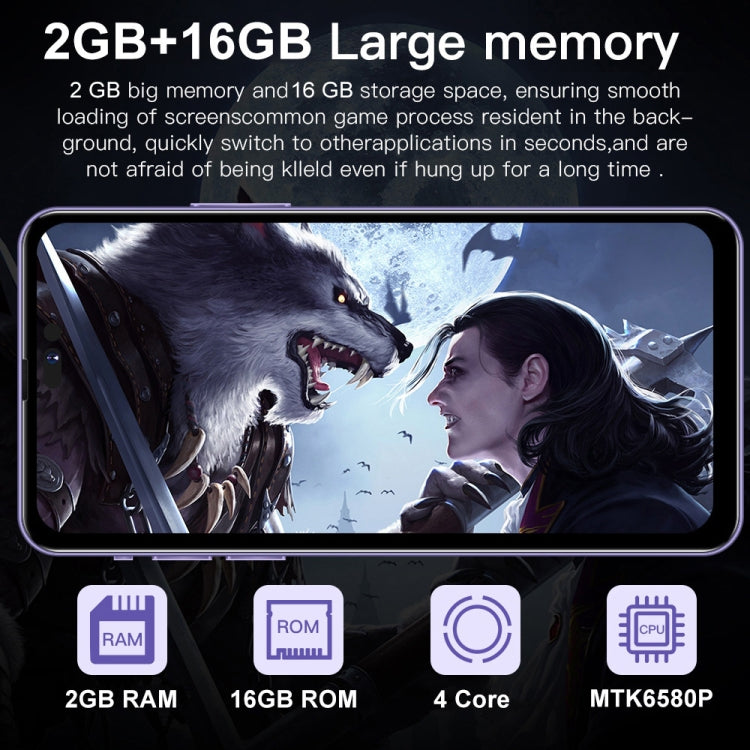 Smartphone Android 8.1 MTK6580P 2GB RAM 16GB ROM 3G