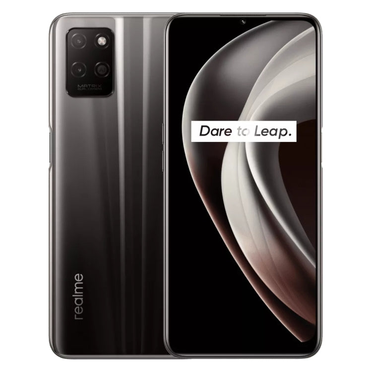 Doppia fotocamera posteriore, identificazione delle impronte digitali laterale, batteria da 5000 mAh, Realme UI 2.0 da 6,5 pollici / Android 11 MediaTek Dimensity 810 Octa Core fino a 2,4 GHz, Rete: 5G, Supporto Google Play, 4GB+128GB