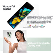 Doppia fotocamera posteriore, identificazione delle impronte digitali laterale, HarmonyOS 3.0 Snapdragon 778G Octa Core da 6,9 pollici + 1,04 pollici, rete: 4G, OTG, NFC, non supporta Google Play, 128GB Obsidian Black, 128GB Silver, 128GB Pink
