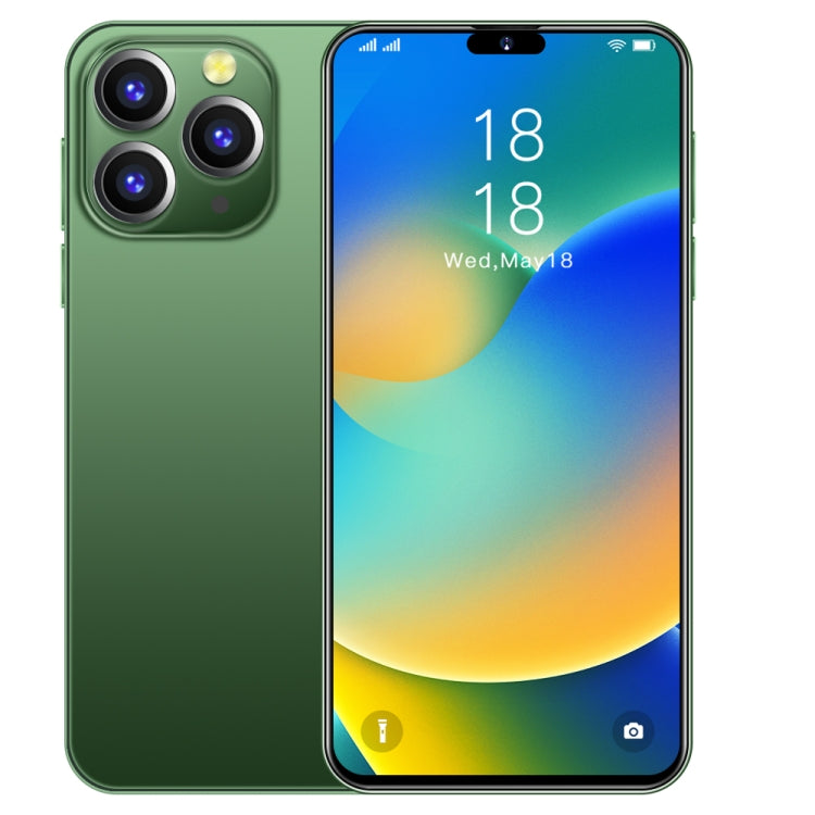 Identificazione facciale, Android 6.0 Spreadtrum 7731G Quad Core, Rete: 3G, Doppia SIM, con scheda TF da 64 GB, i14 Pro Max N85+ 2GB+16GB