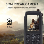 Telefono IP68 impermeabile 2,4" con doppia SIM e batteria 2000mAh