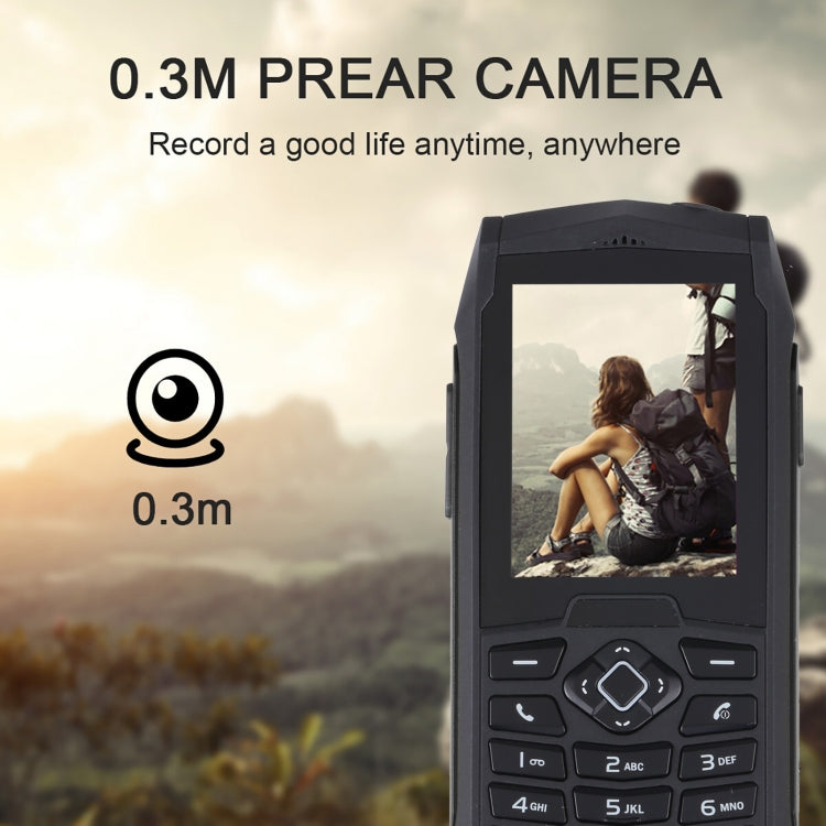 Telefono IP68 impermeabile 2,4" con doppia SIM e batteria 2000mAh