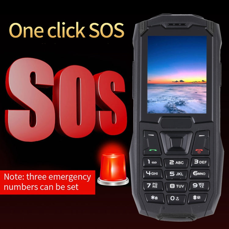 Telefono outdoor impermeabile IP68 2,4" con batteria 2500mAh