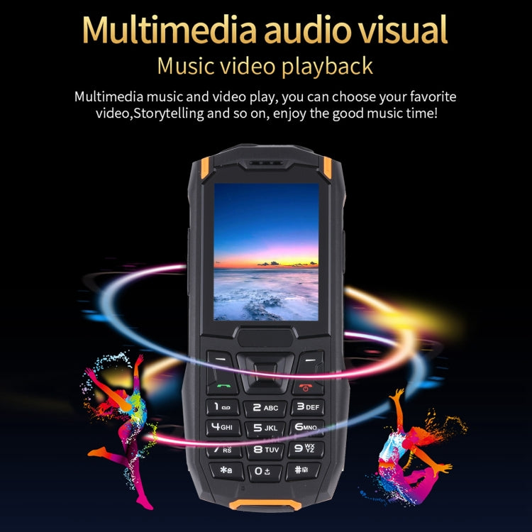 Telefono outdoor impermeabile IP68 2,4" con batteria 2500mAh