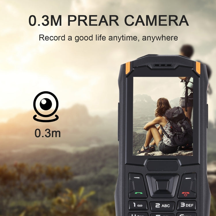 Telefono outdoor impermeabile IP68 2,4" con batteria 2500mAh