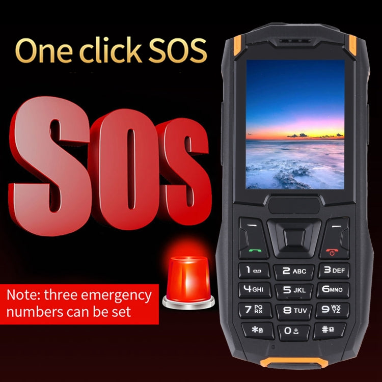 Telefono outdoor impermeabile IP68 2,4" con batteria 2500mAh