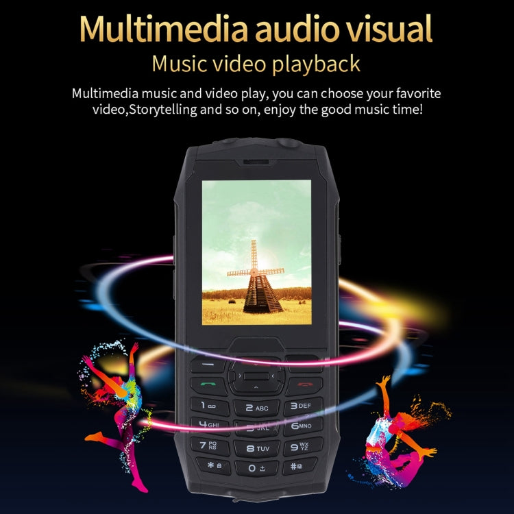 Telefono impermeabile IP68 2,8" con batteria 2000mAh