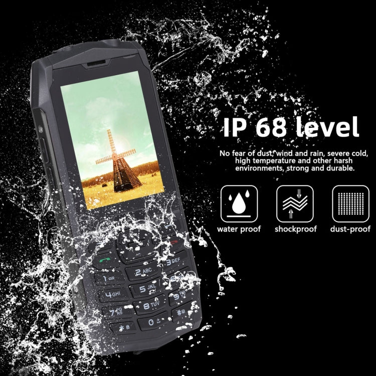Telefono impermeabile IP68 2,8" con batteria 2000mAh