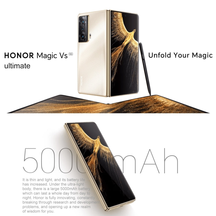 Tripla fotocamera posteriore, identificazione delle impronte digitali laterale, Magic UI 7.0 da 7,9 pollici + 6,45 pollici Android 12 Qualcomm Snapdragon 8+ Gen 1 Octa Core fino a 3,0 GHz, Rete: 5G, OTG, NFC, Non supporta Google Play