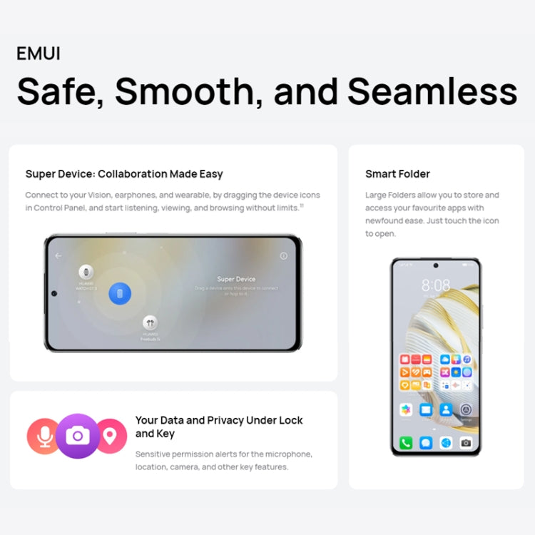 Smartphone 6,67" Snapdragon 680 256GB 4G NFC HarmonyOS