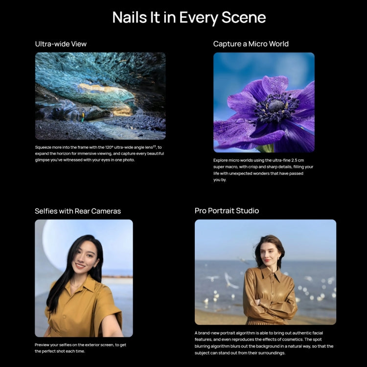 Tripla fotocamera, Face ID e identificazione delle impronte digitali laterali, batteria da 5060 mAh, schermo da 7,85 pollici + 6,4 pollici, HarmonyOS 3.1 Snapdragon 8+ 4G Octa Core fino a 3,2 GHz, Rete: 4G, OTG, NFC, Non supporta Google Play, 1TB