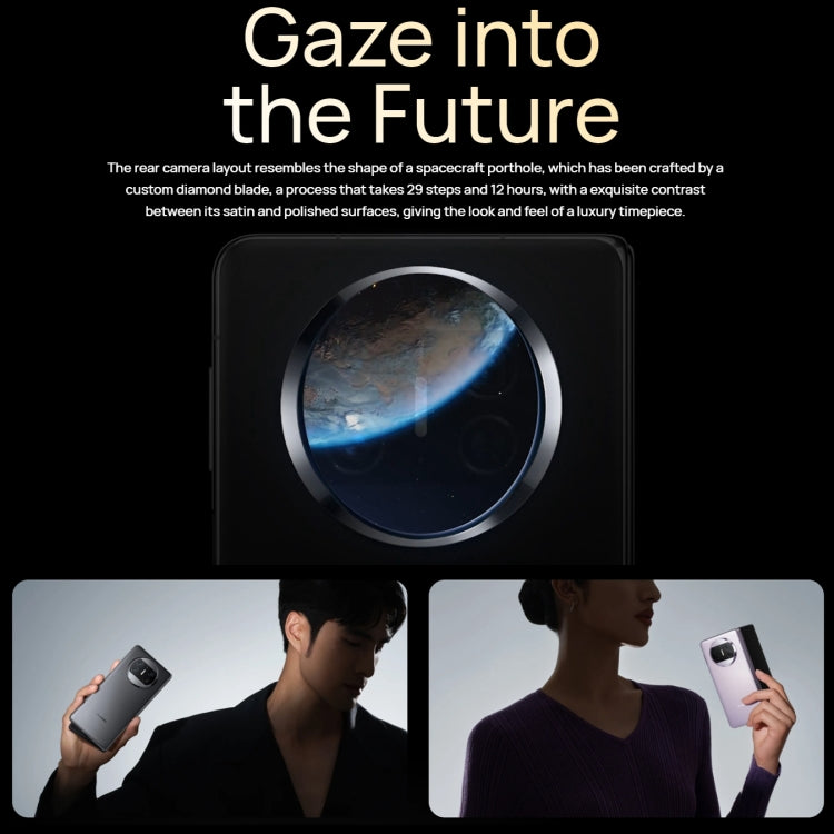 Tripla fotocamera, Face ID e identificazione delle impronte digitali laterali, batteria da 5060 mAh, schermo da 7,85 pollici + 6,4 pollici, HarmonyOS 3.1 Snapdragon 8+ 4G Octa Core fino a 3,2 GHz, Rete: 4G, OTG, NFC, Non supporta Google Play, 1TB