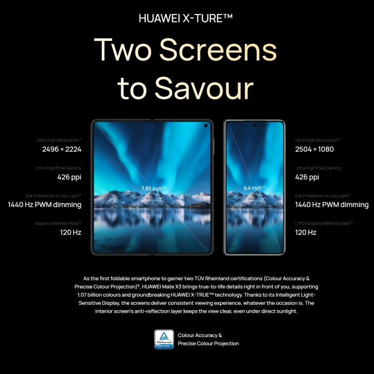 Smartphone pieghevole con doppio schermo OLED e tripla fotocamera