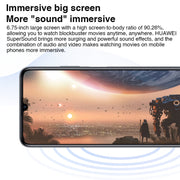 Doppia fotocamera posteriore, Face ID e identificazione delle impronte digitali laterali, batteria da 6000 mAh, HarmonyOS 3.0 Octa Core da 6,75 pollici, rete: 4G, OTG, non supporta Google Play, 256GB