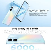 Doppia fotocamera posteriore, identificazione delle impronte digitali laterale, batteria da 6000 mAh, Magic UI 6.1 da 6,74 pollici / Android 12 Dimensity 6020 Octa Core, rete: 5G, OTG, non supporta Google Play, 8GB+256GB