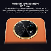 Doppia fotocamera posteriore, identificazione dell'impronta digitale laterale, batteria da 7000 mAh, HarmonyOS 3.0 da 6,95 pollici Qualcomm Snapdragon 680 Octa Core da 2,4 GHz, rete: 4G, OTG, NFC, non supporta Google Play, 512GB Black, 512GB Orange