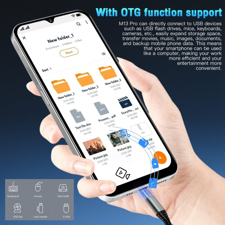 Smartphone Android 8.1 MTK6580A Quad Core 3G OTG 6,5 pollici