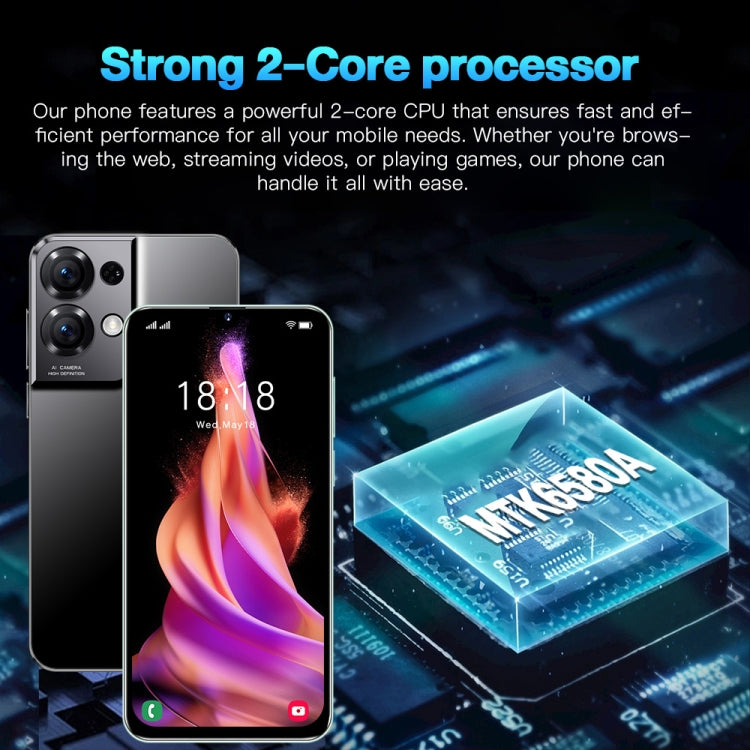 Smartphone Android 9.1 MTK6580A Quad Core 3G 6.52 pollici