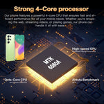 Smartphone Android 8.1 MTK6580A Quad Core 3G OTG