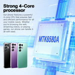 Smartphone Android 9.1 MTK6580A Quad Core 3G 6.52"