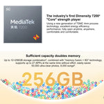 Smartphone Android 13 6,78" 12GB 256GB 5G Dimensity 7200