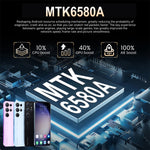 Smartphone Android 9.1 MTK6580A Dual SIM 3G 6,5 pollici