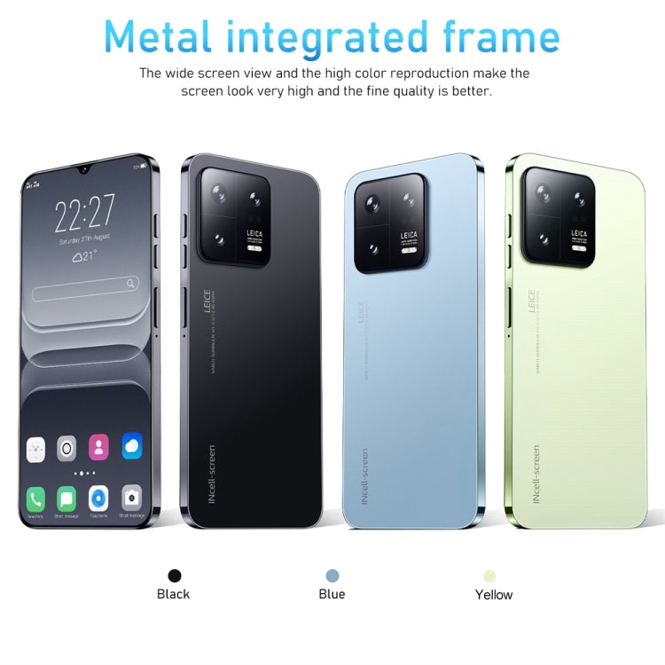 Identificazione facciale, Android 9.1 MTK6580A Quad Core, Rete: 3G, Dual SIM, M13 Pro / X22
