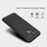 Per Huawei Mate 10 Lite Custodia protettiva morbida antiscivolo in TPU con texture in fibra di carbonio spazzolata, For Mate 10 Lite, For Huawei Mate 10 Lite