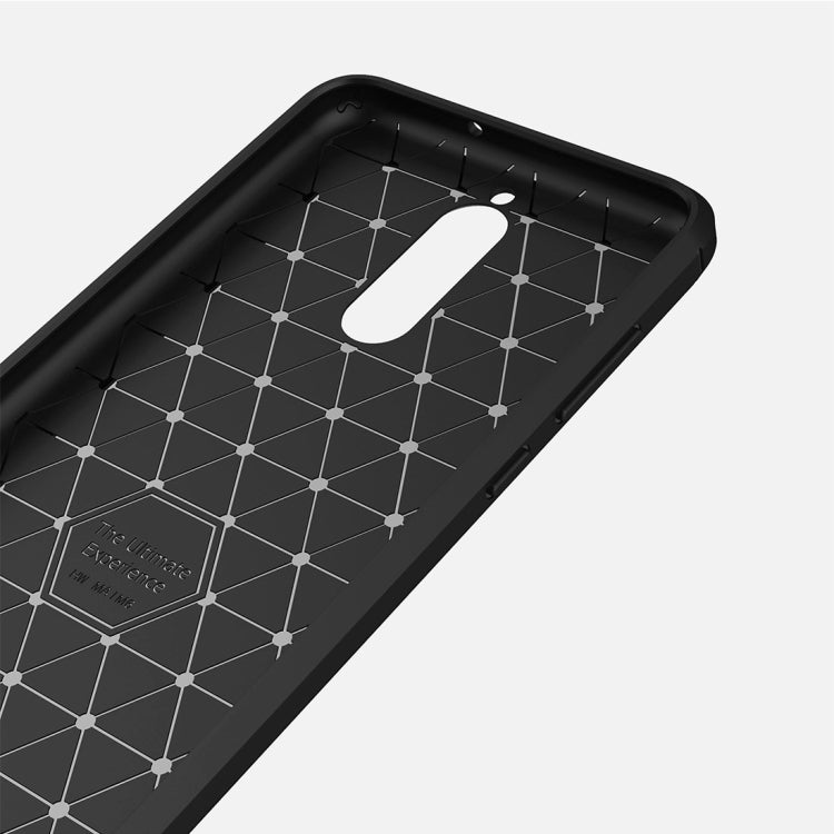 Per Huawei Mate 10 Lite Custodia protettiva morbida antiscivolo in TPU con texture in fibra di carbonio spazzolata, For Mate 10 Lite, For Huawei Mate 10 Lite