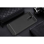 Per Huawei Mate 10 Lite Custodia protettiva morbida antiscivolo in TPU con texture in fibra di carbonio spazzolata, For Mate 10 Lite, For Huawei Mate 10 Lite