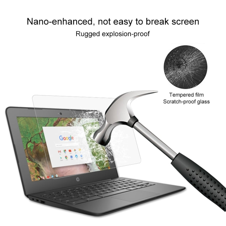 Pellicola protettiva in vetro temperato HD per schermo universale per laptop da 11,6 pollici, 11.6 inch