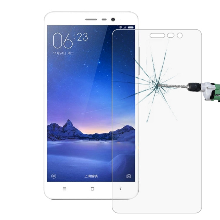 Per Xiaomi Redmi Note 3 0,26mm 9H Durezza superficiale 2.5D Pellicola per schermo in vetro temperato antideflagrante, 1pcs