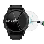 ENKAY Hat-Prince per Smart Watch con quadrante circolare da 38 mm di diametro 0,2 mm 9H Durezza superficiale 2.15D Pellicola per schermo in vetro temperato curvo antideflagrante
