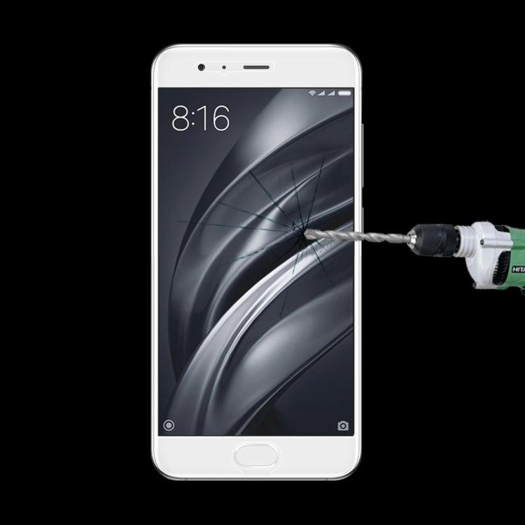 Per Xiaomi Mi 6 0,26mm 9H Durezza superficiale Pellicola per schermo in vetro temperato a schermo intero antideflagrante, For Mi 6