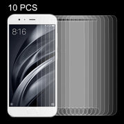 10 PZ per Xiaomi Mi 6 0,26mm 9H Durezza superficiale Pellicola per schermo in vetro temperato a schermo intero antideflagrante, For Mi 6